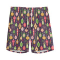 Christmas Baubles Pattern Print Men's Athletic Shorts