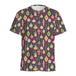 Christmas Baubles Pattern Print Men's Sports T-Shirt