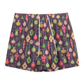 Christmas Baubles Pattern Print Mesh Shorts