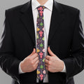 Christmas Baubles Pattern Print Necktie