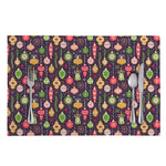 Christmas Baubles Pattern Print Placemat