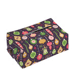 Christmas Baubles Pattern Print Rectangle Tissue Box Cover