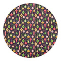 Christmas Baubles Pattern Print Round Blanket
