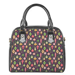 Christmas Baubles Pattern Print Shoulder Handbag