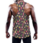 Christmas Baubles Pattern Print Training Tank Top