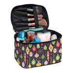 Christmas Baubles Pattern Print Travel Makeup Bag
