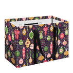 Christmas Baubles Pattern Print Utility Tote Bag