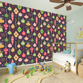 Christmas Baubles Pattern Print Wall Sticker