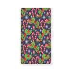 Christmas Berry And Candy Pattern Print Baby Crib Sheet