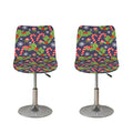 Christmas Berry And Candy Pattern Print Bar Stool Covers