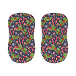 Christmas Berry And Candy Pattern Print Bar Stool Covers