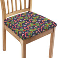 Christmas Berry And Candy Pattern Print Chair Cushion Cover