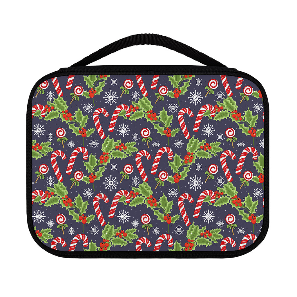 Christmas Berry And Candy Pattern Print Classic Bible Case
