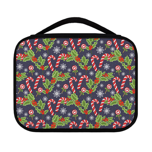 Christmas Berry And Candy Pattern Print Classic Bible Case