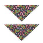 Christmas Berry And Candy Pattern Print Dog Bandana