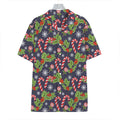 Christmas Berry And Candy Pattern Print Hawaiian Shirt