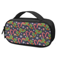 Christmas Berry And Candy Pattern Print Portable Cooler Travel Case