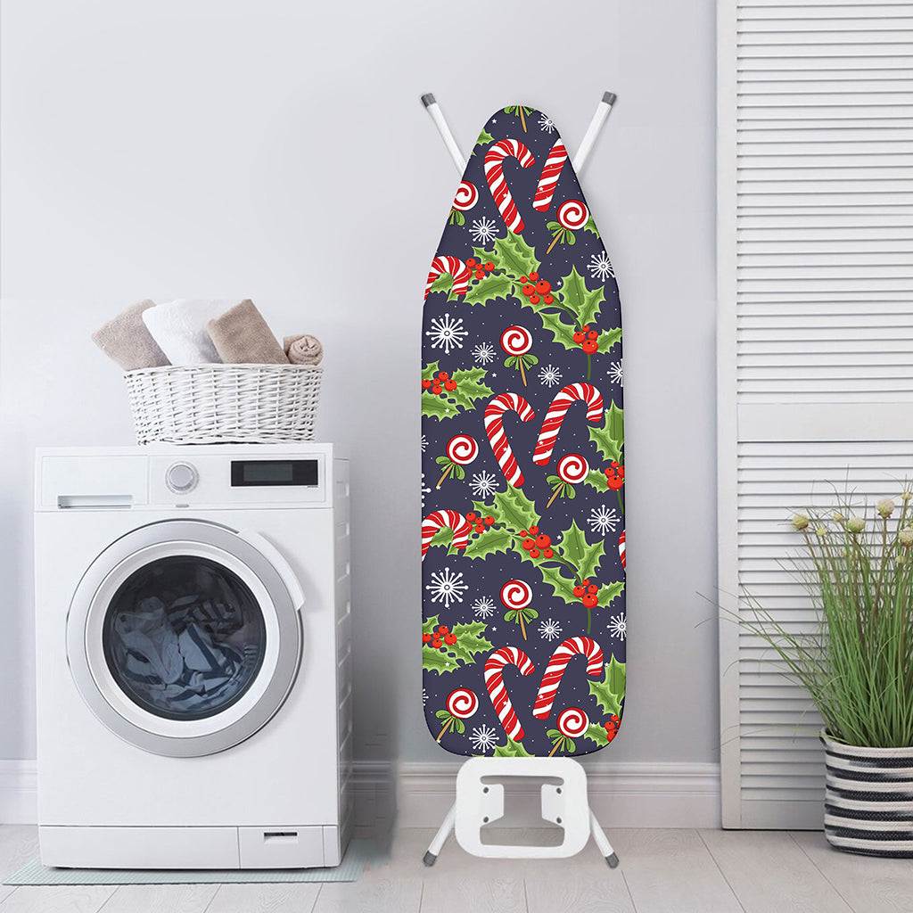 Christmas Berry And Candy Pattern Print Ironing Board Cover