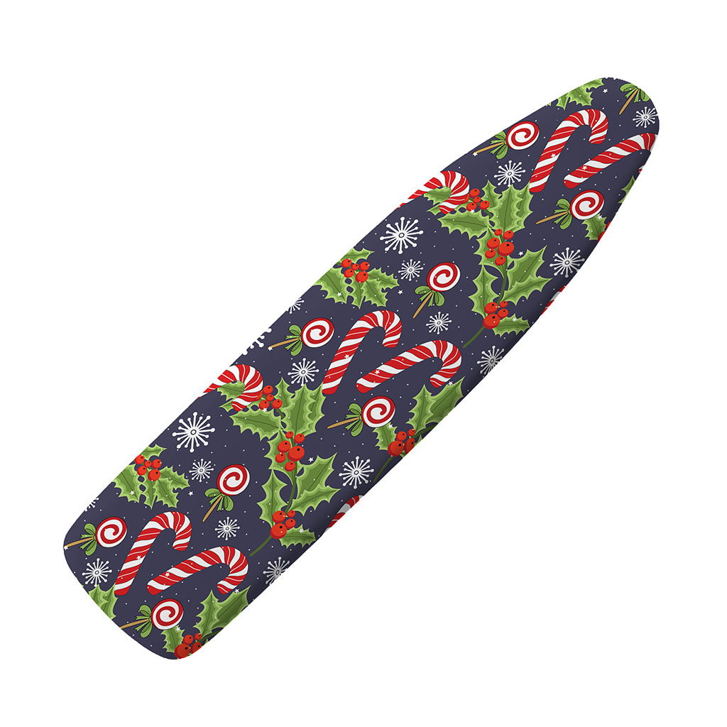 Christmas Berry And Candy Pattern Print Ironing Board Cover