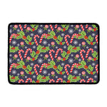 Christmas Berry And Candy Pattern Print Kitchen Mat