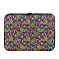 Christmas Berry And Candy Pattern Print Laptop Sleeve