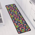 Christmas Berry And Candy Pattern Print Long Kitchen Mat