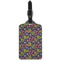 Christmas Berry And Candy Pattern Print Luggage Tag