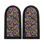 Christmas Berry And Candy Pattern Print Skillet Handle Cover