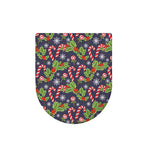 Christmas Berry And Candy Pattern Print Toilet Lid Cover
