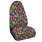Christmas Berry And Candy Pattern Print Waterproof Car Seat Cover