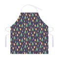 Christmas Boston Terrier And Corgi Print Adjustable Apron