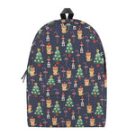 Christmas Boston Terrier And Corgi Print Backpack