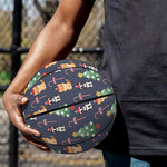 Christmas Boston Terrier And Corgi Print Basketball
