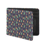Christmas Boston Terrier And Corgi Print Bifold Wallet