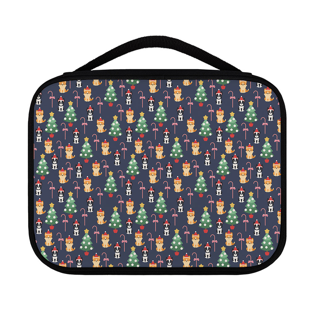 Christmas Boston Terrier And Corgi Print Classic Bible Case