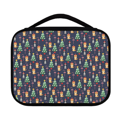 Christmas Boston Terrier And Corgi Print Classic Bible Case
