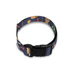 Christmas Boston Terrier And Corgi Print Dog Collar