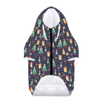 Christmas Boston Terrier And Corgi Print Dog Zip Up Hoodie