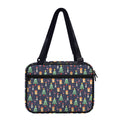 Christmas Boston Terrier And Corgi Print Double Strap Bible Bag