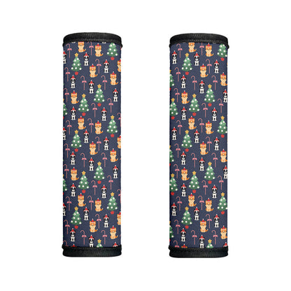 Christmas Boston Terrier And Corgi Print Handle Covers