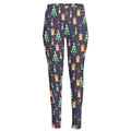 Christmas Boston Terrier And Corgi Print High-Waisted Pocket Leggings