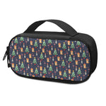 Christmas Boston Terrier And Corgi Print Insulin Cooler Travel Case