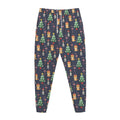 Christmas Boston Terrier And Corgi Print Jogger Pants