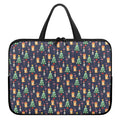 Christmas Boston Terrier And Corgi Print Laptop Sleeve With Handle