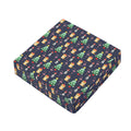 Christmas Boston Terrier And Corgi Print Outdoor Seat Cushion Cover