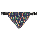 Christmas Boston Terrier And Corgi Print Over The Collar Dog Bandana