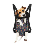 Christmas Boston Terrier And Corgi Print Pet Carrier Backpack