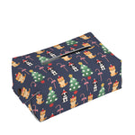 Christmas Boston Terrier And Corgi Print Rectangle Tissue Box Cover