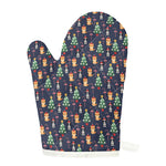Christmas Boston Terrier And Corgi Print Single Oven Mitt