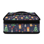 Christmas Boston Terrier And Corgi Print Small Lunch Bag